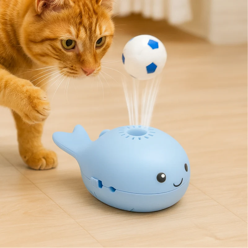Euroselle Floating Ball Cat Toy With Airflow Motion For Endless Fun
