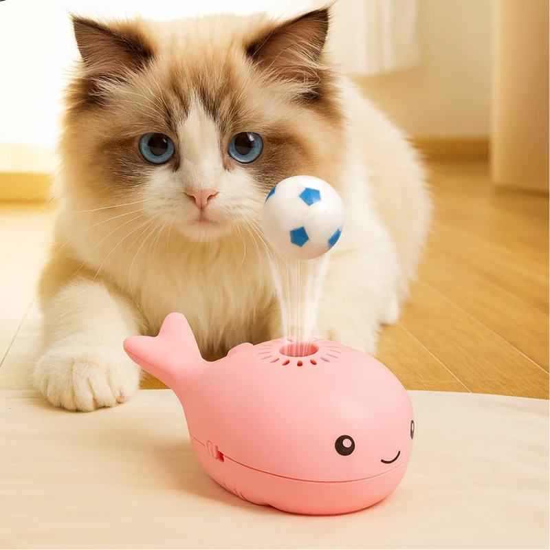 Euroselle Floating Ball Cat Toy With Airflow Motion For Endless Fun