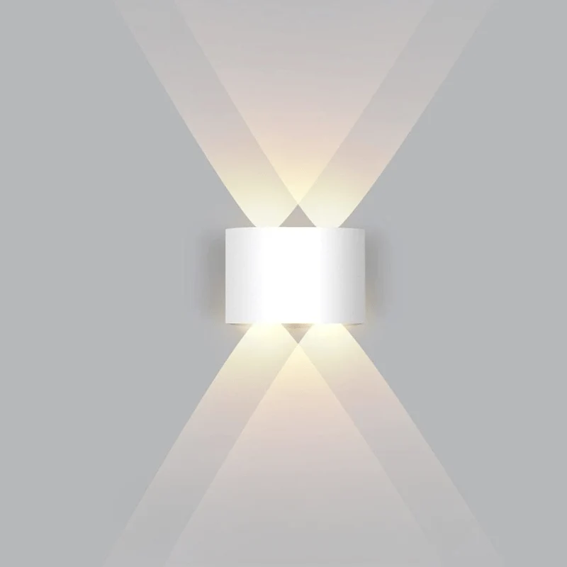 Euroselle Waterproof LED Outdoor Wall Light in Aluminium Finish Energy Efficient