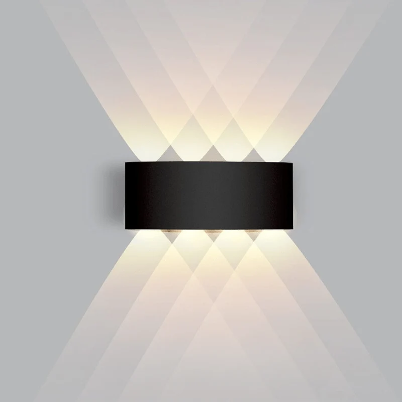 Euroselle Waterproof LED Outdoor Wall Light in Aluminium Finish Energy Efficient
