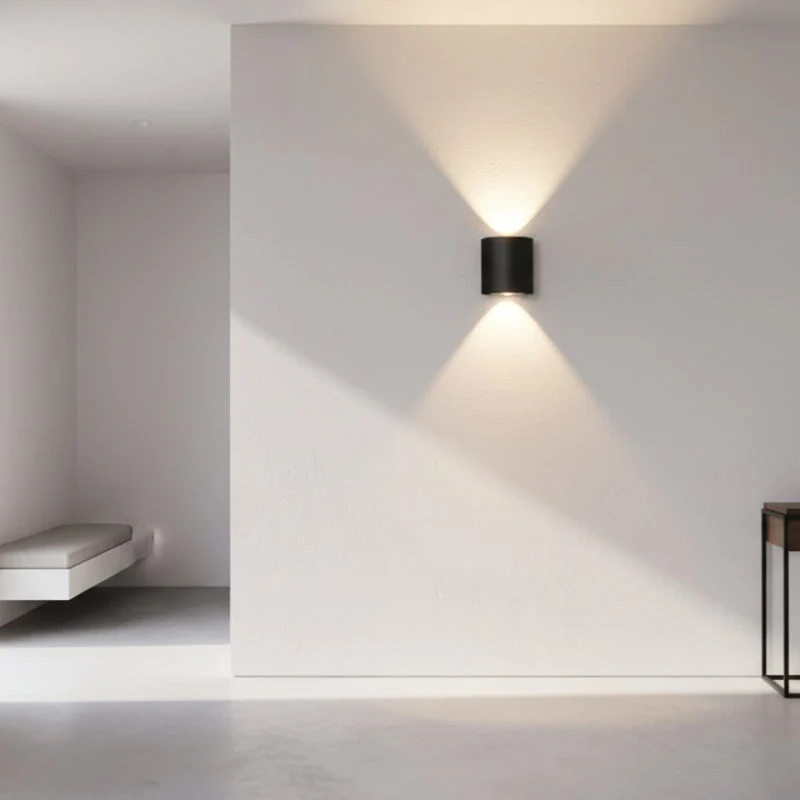 Euroselle Waterproof LED Outdoor Wall Light in Aluminium Finish Energy Efficient