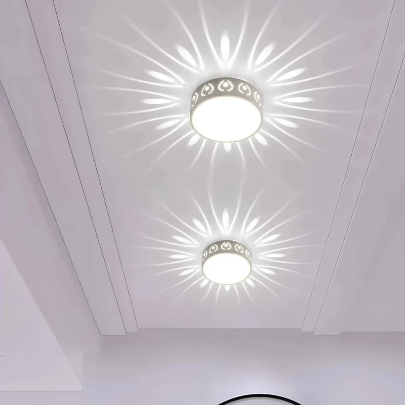 Euroselle Ultra-Slim Flush Mount LED Ceiling Light for Shadow-Free Illumination in Modern Interiors