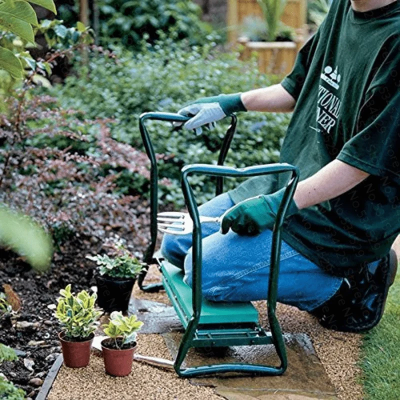 Euroselle KneeKeeper Garden Seat With Storage Bag And Knee Pad
