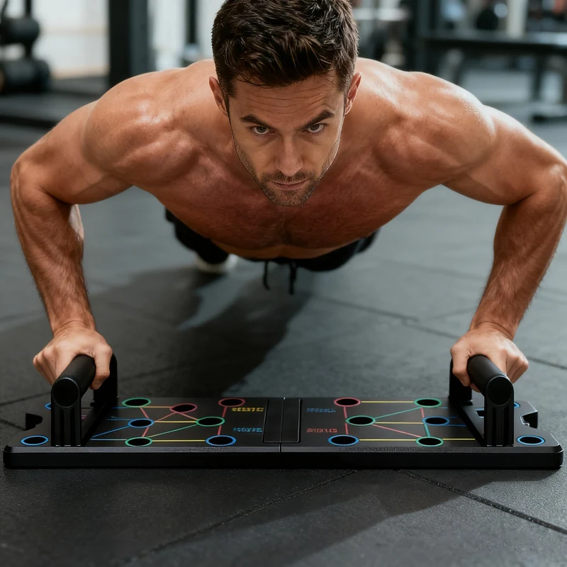 Euroselle PushMaster Board For Full-Body Push-Up Training And Workouts