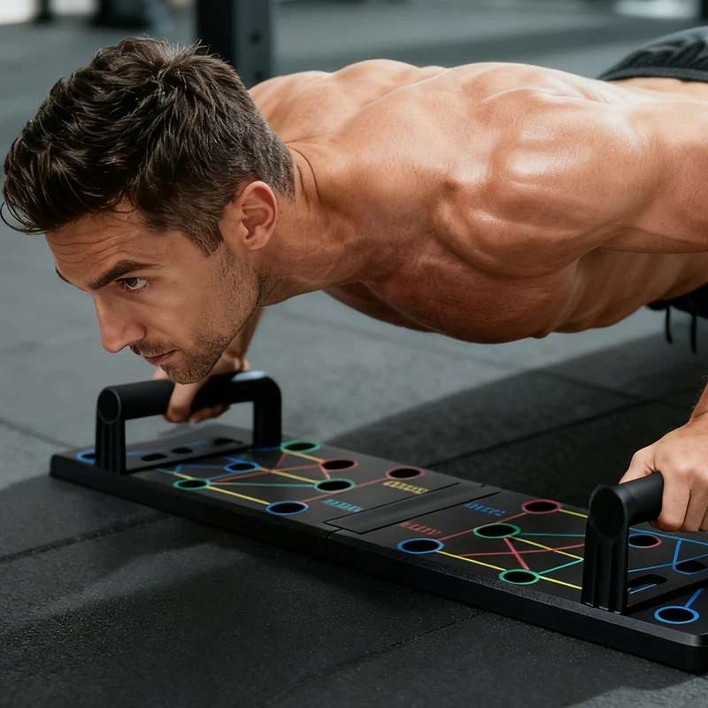 Euroselle PushMaster Board For Full-Body Push-Up Training And Workouts