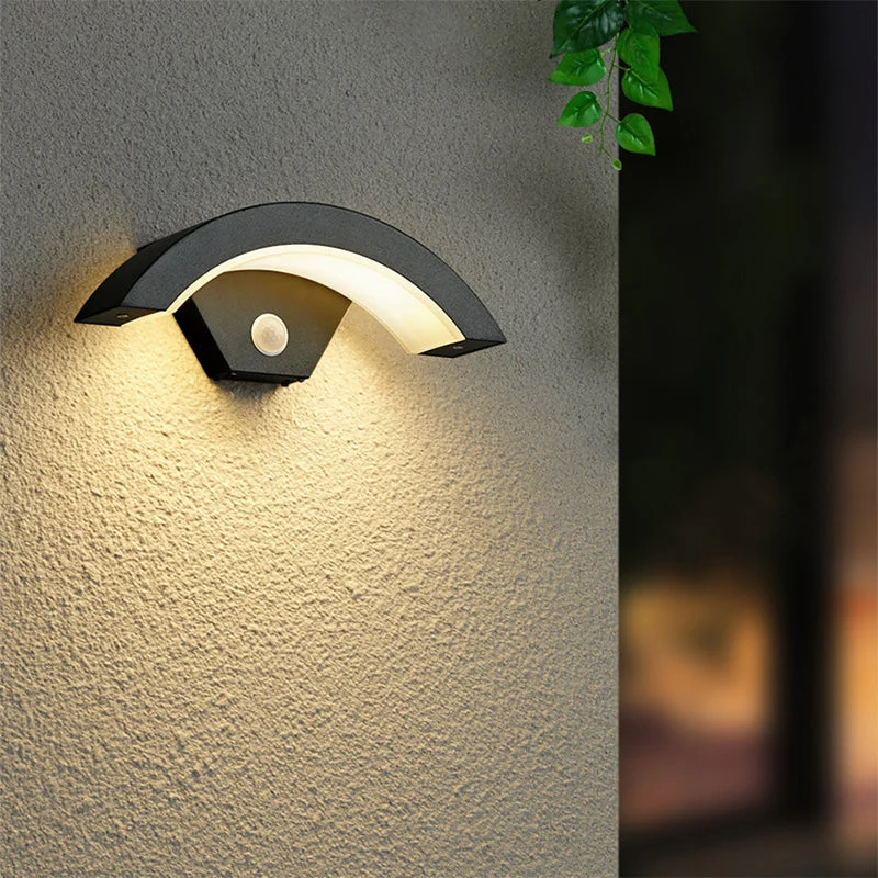 Lunara LED Outdoor Wall Light With Motion Sensor Garden Euroselle