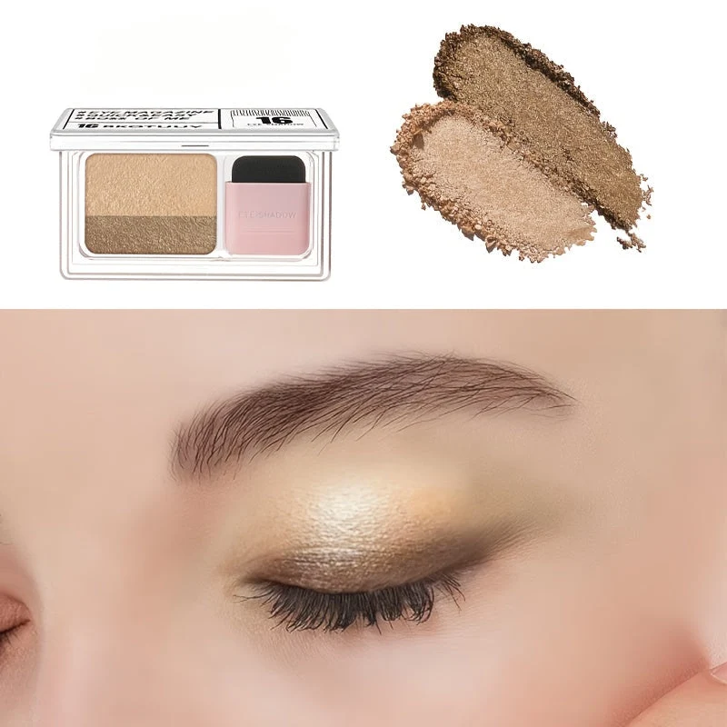 Euroselle Long-Lasting Waterproof Eyeshadow Palette With 5-8 Shimmery Colors