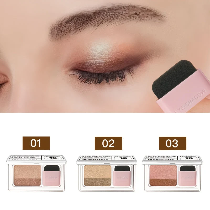 Euroselle Long-Lasting Waterproof Eyeshadow Palette With 5-8 Shimmery Colors