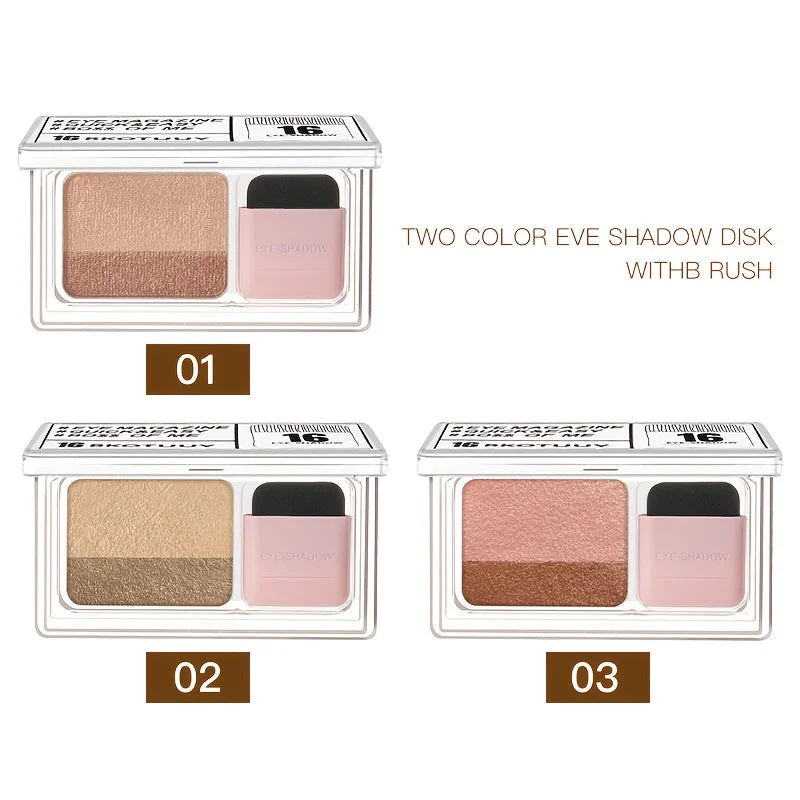 Euroselle Long-Lasting Waterproof Eyeshadow Palette With 5-8 Shimmery Colors