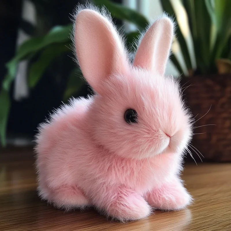 Euroselle Hopbuddy Animated Plush Bunny With Realistic Hopping And Ear Movement