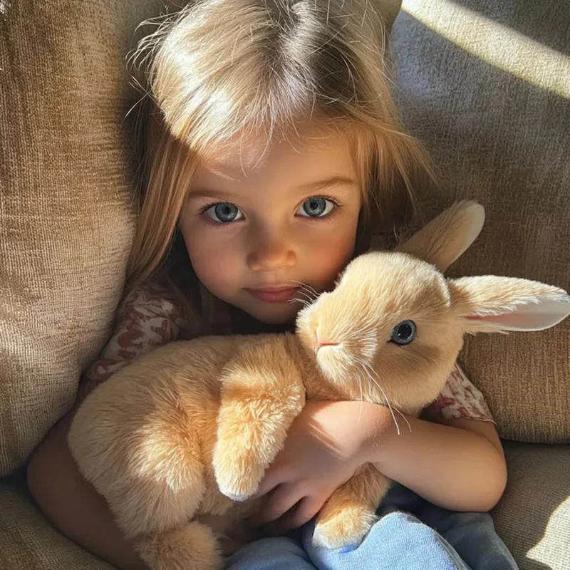 Euroselle Hopbuddy Animated Plush Bunny With Realistic Hopping And Ear Movement