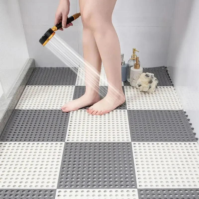 Euroselle Waterproof Non-Slip Bath Mat for Safe and Comfortable Showers