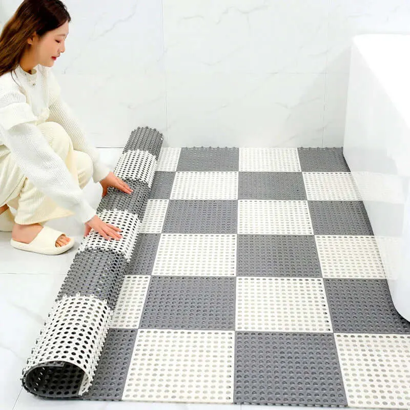 Euroselle Waterproof Non-Slip Bath Mat for Safe and Comfortable Showers
