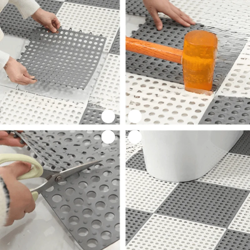 Euroselle Waterproof Non-Slip Bath Mat for Safe and Comfortable Showers