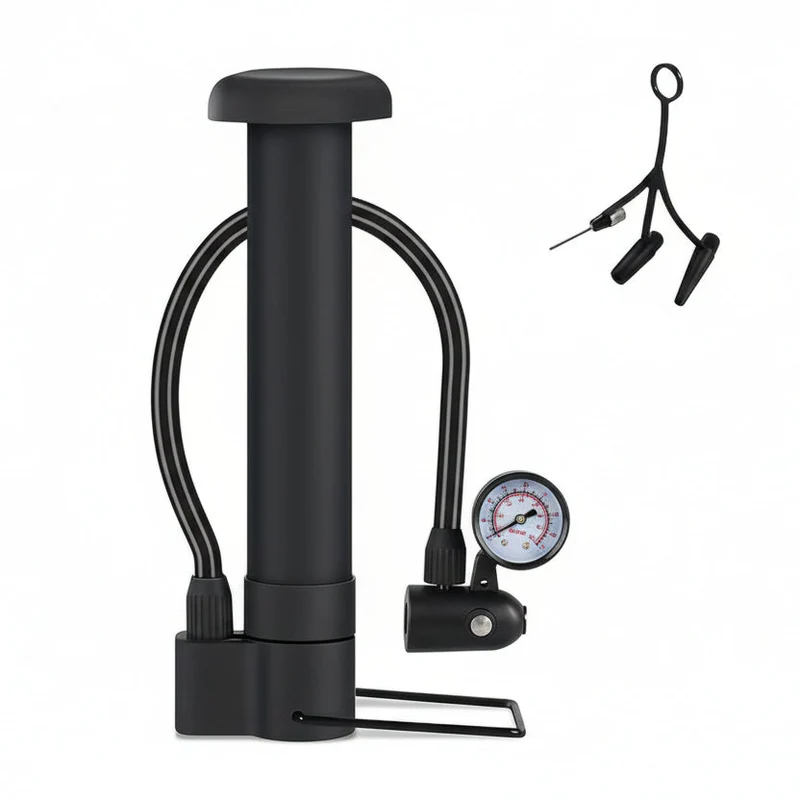 Euroselle Compact 80 PSI Hand Pump For Bikes, Scooters And Sports Gear