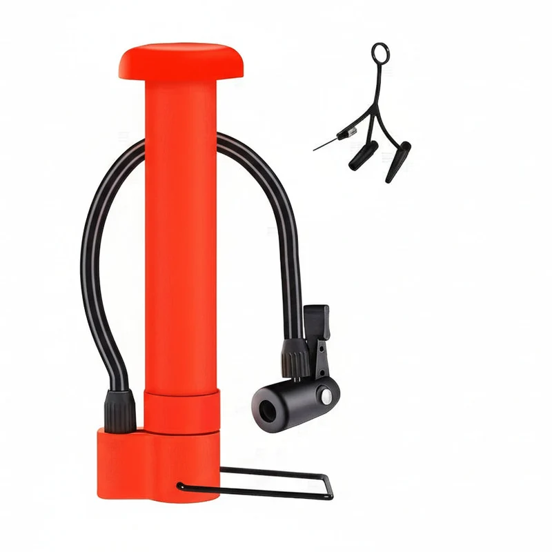 Euroselle Compact 80 PSI Hand Pump For Bikes, Scooters And Sports Gear