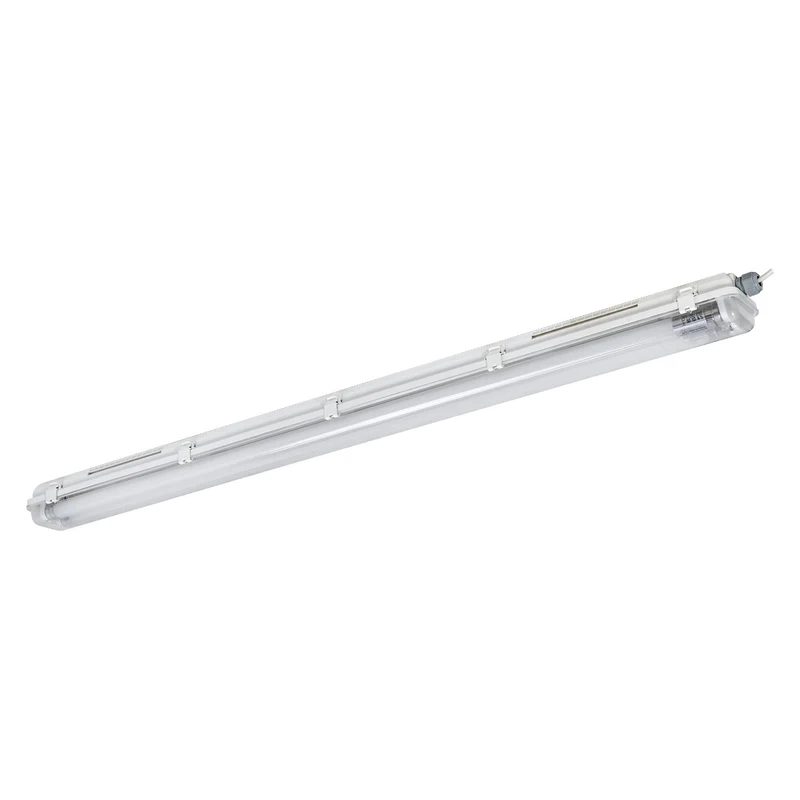LEDVANCE SUBMARINE® NATURE LOOP Feuchtraum-Leuchte mit LED-Röhre, weiß, 27W, 3100lm, kaltweiß, staubdicht, strahlwassergeschützt, 40. 000 Stunden, energiesparend, Tageslichtsensor, Bewegungsmelder