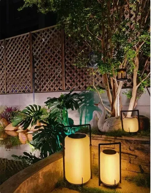 Euroselle Modern Outdoor Lighting For Terrace And Garden Exteriors