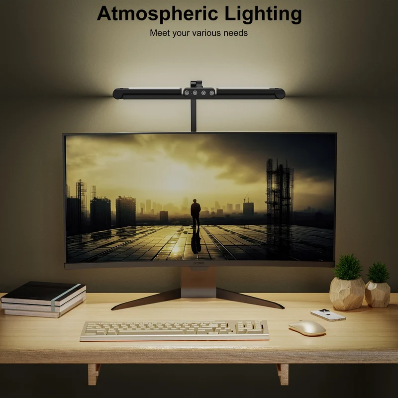 Euroselle Three-Head Clampable LED Desk Lamp From Euroselle