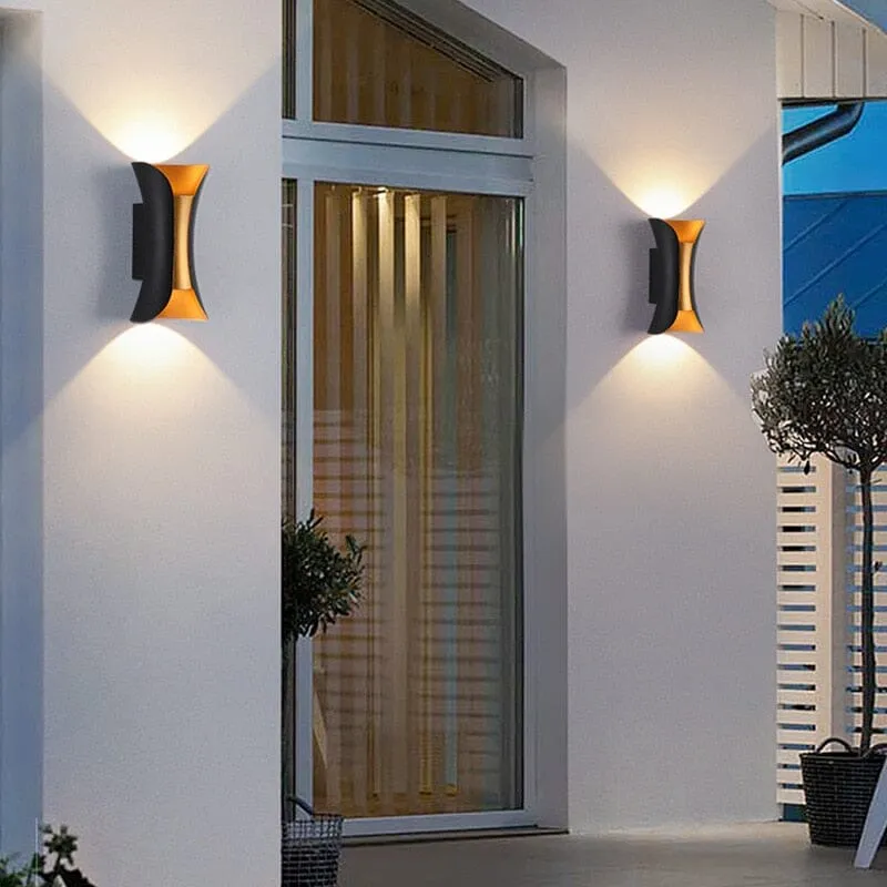 Euroselle LED Wall Landscape Garden Light With Upward And Downward Glow