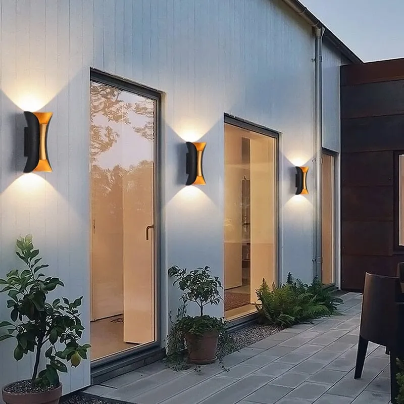 Euroselle LED Wall Landscape Garden Light With Upward And Downward Glow