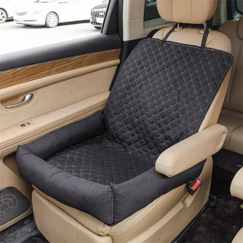 Waterproof Dog Car Seat Cover Back Seat Protector And Travel Bed Euroselle