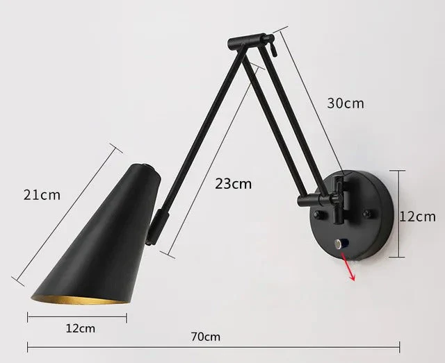 ÉtudeLum Dimmable LED Wall Lamp For Office Or Bedroom By Euroselle