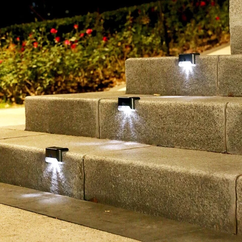 Euroselle LED Solar Staircase Lights for Outdoor Steps