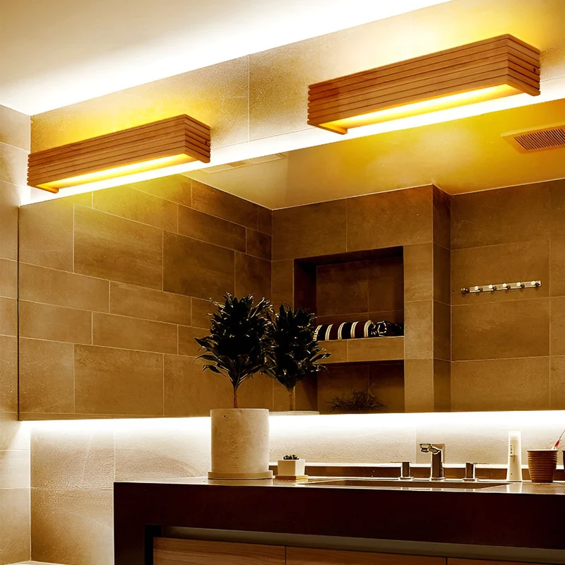 Rectangular Waterproof LED Mirror Wall Light By NordicaWood Euroselle