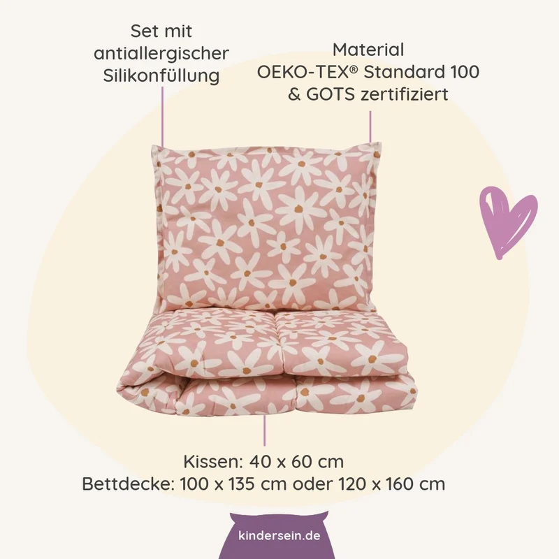 Bettwäsche Set Daisy aus Baumwolle