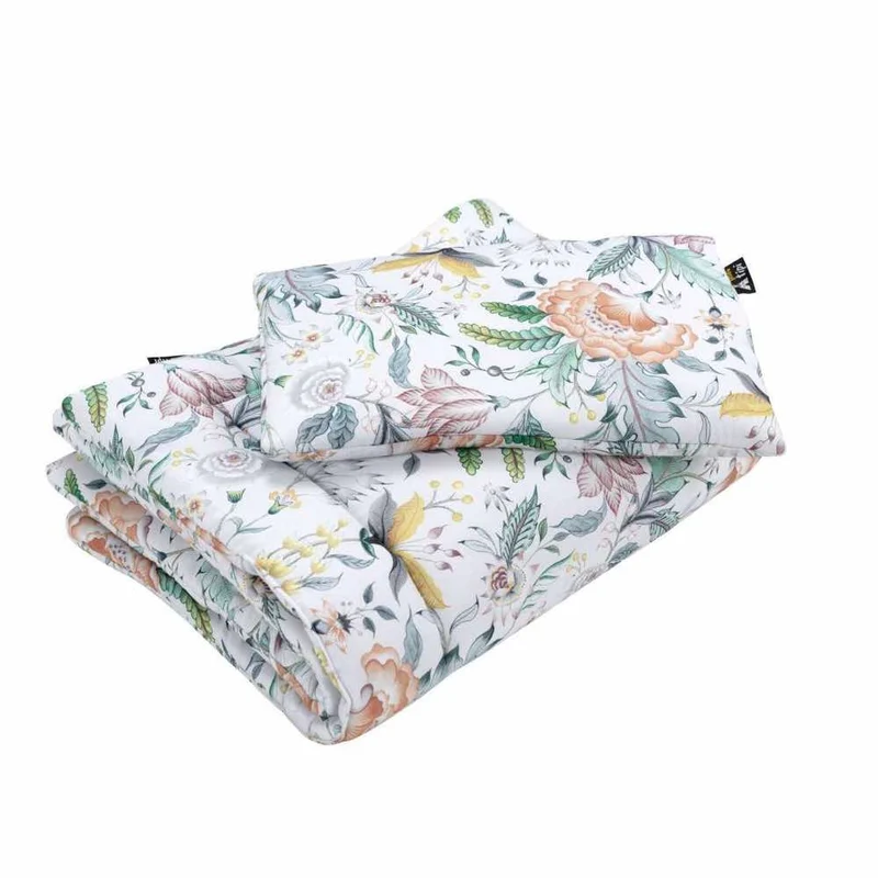 Kinderbettwäsche-Set Florabelle aus Baumwolle mit Füllung