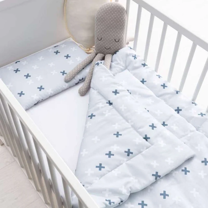 Kinderbettwäsche-Set CrisCros aus Baumwolle mit Füllung