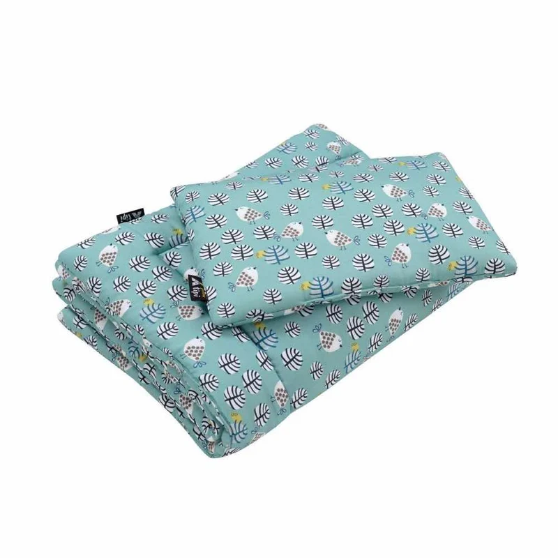 Kinderbettwäsche-Set Birdy aus Baumwolle mit Füllung