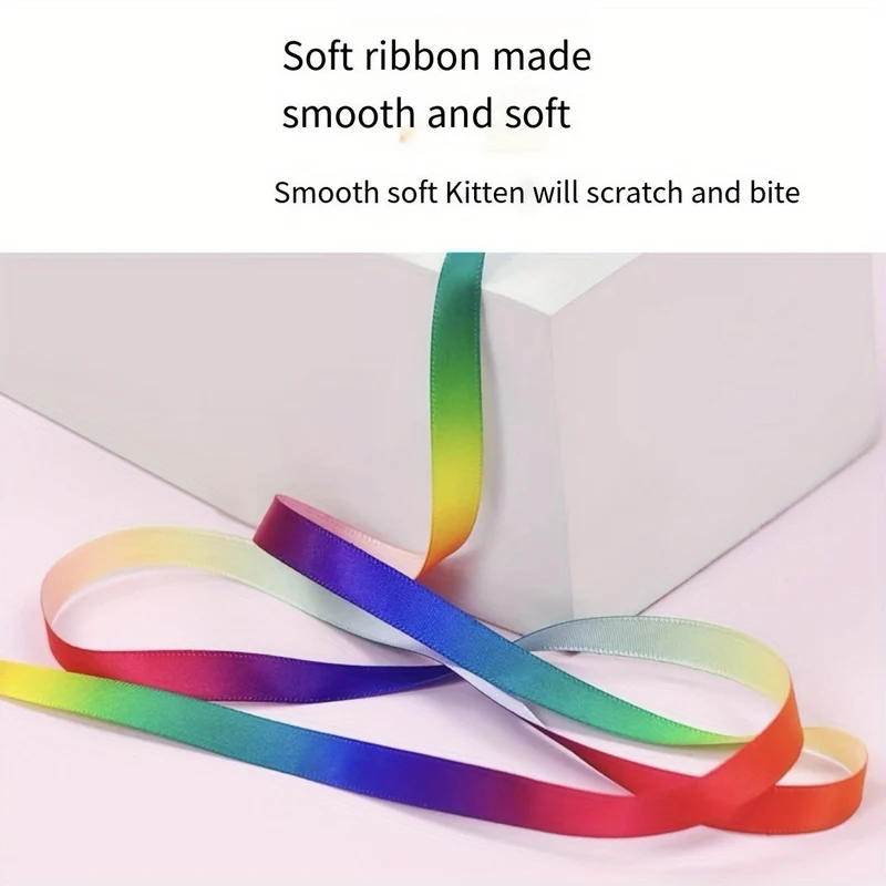 Euroselle Ribbon Teaser Wand For Engaging Cat Playtime