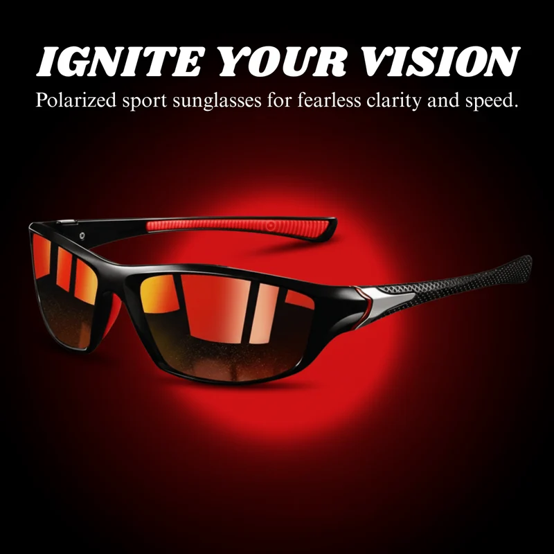 Euroselle Polarized Sport Sunglasses With UV400 Protection