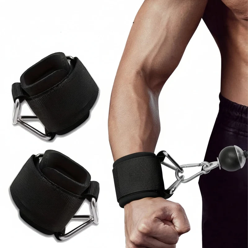 Euroselle Adjustable Heavy-Duty Fitness Wristband With Anti-Slip Nylon