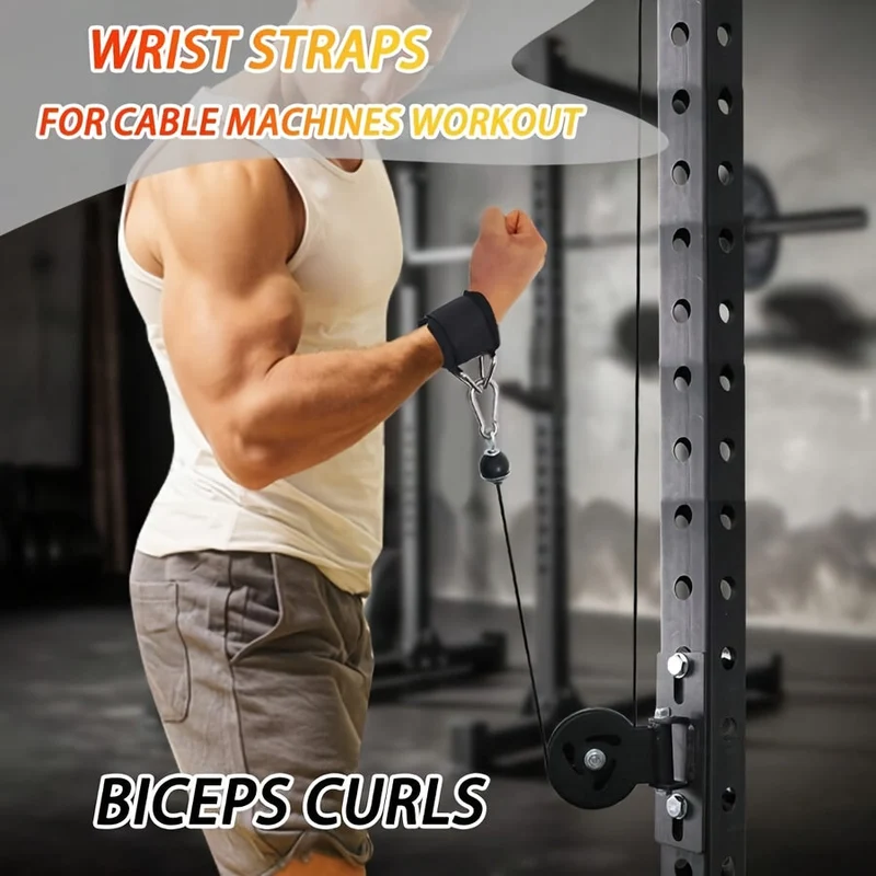 Euroselle Adjustable Heavy-Duty Fitness Wristband With Anti-Slip Nylon