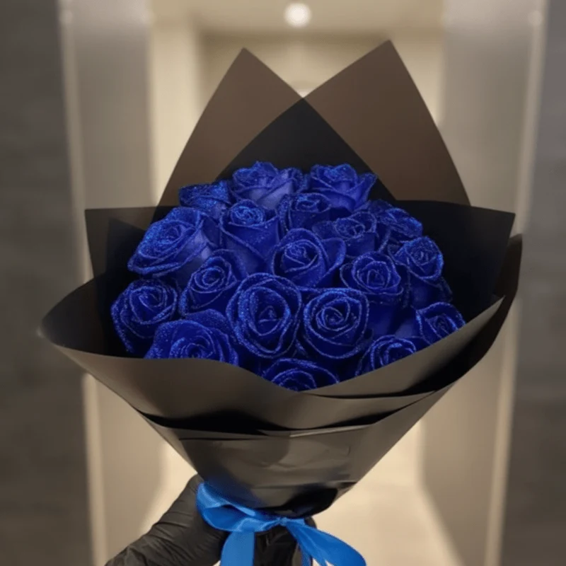 Glamrose Glitter Rose Artificial Decor for Timeless Home Luxury Euroselle