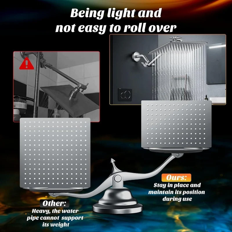 Euroselle Bohemian Style Shower Head Bathroom Fixture