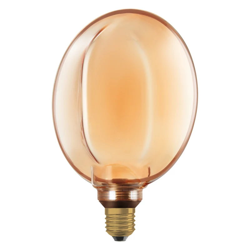 OSRAM VINTAGE 1906® LED Lampe LED CLASSIC GLOBE183 O - Form FILAMENT 4W 818 Gold E27, 220 lm, 1800 K, Comfort warm white