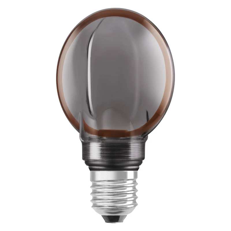 OSRAM VINTAGE 1906® LED Lampe LED CLASSIC GLOBE80 O - Form FILAMENT 4W 818 Smoke E27, 110 lm, 1800 K, Comfort warm white