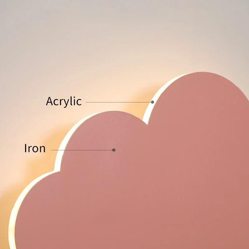 Dimmable Cloud Wall Light For Baby Room By Euroselle