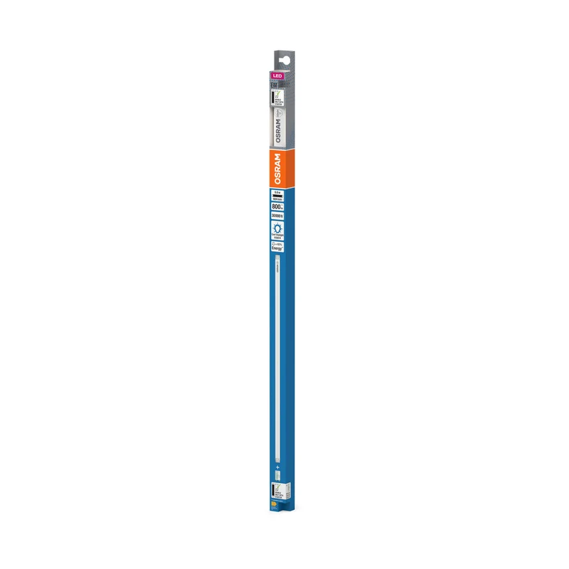 OSRAM LED TUBE T8 EM PLASTIC in Röhre, zweiseitig gesockelt-Form, LED-Röhre, Matt, 6,6 W, (ex 18 W), 800 lm, Kaltweiß, 6500 K, 30000 h, CRI 80