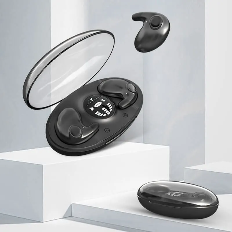 Euroselle Ultra-Light Invisible Bluetooth Earbuds With Active Noise Cancellation For Sleep Comfort