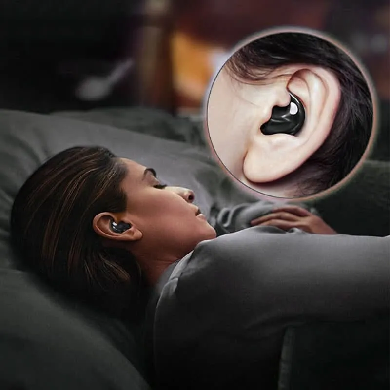 Euroselle Ultra-Light Invisible Bluetooth Earbuds With Active Noise Cancellation For Sleep Comfort