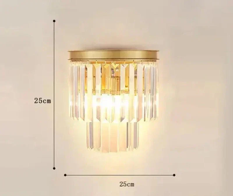 RoyalCrystal Crystal Wall Light From Euroselle Collection