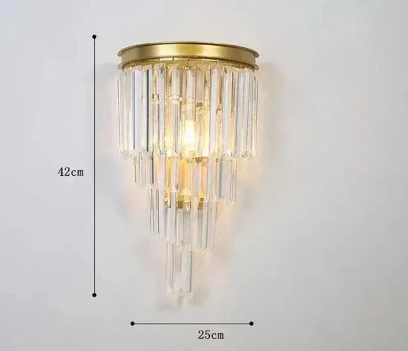 RoyalCrystal Crystal Wall Light From Euroselle Collection