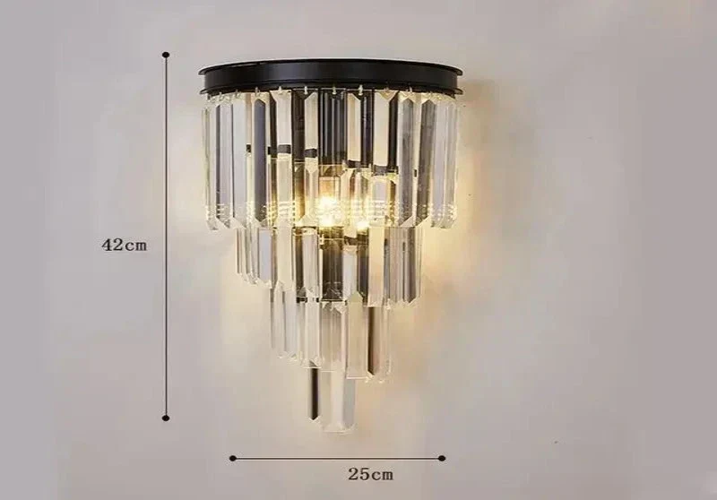 RoyalCrystal Crystal Wall Light From Euroselle Collection