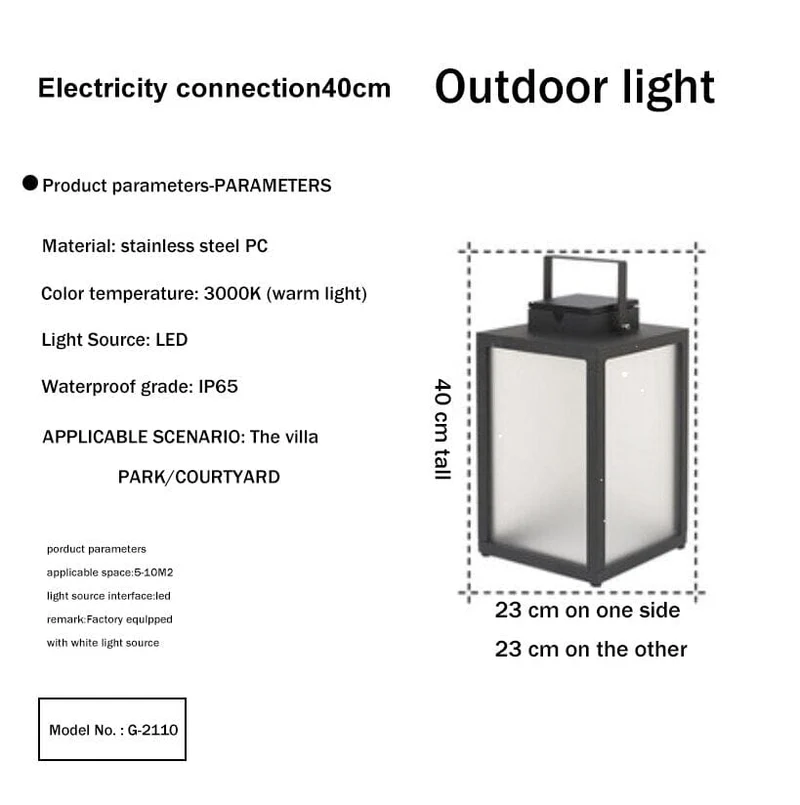 Euroselle Levi Solar Lawn Lights For Outdoor Gardens