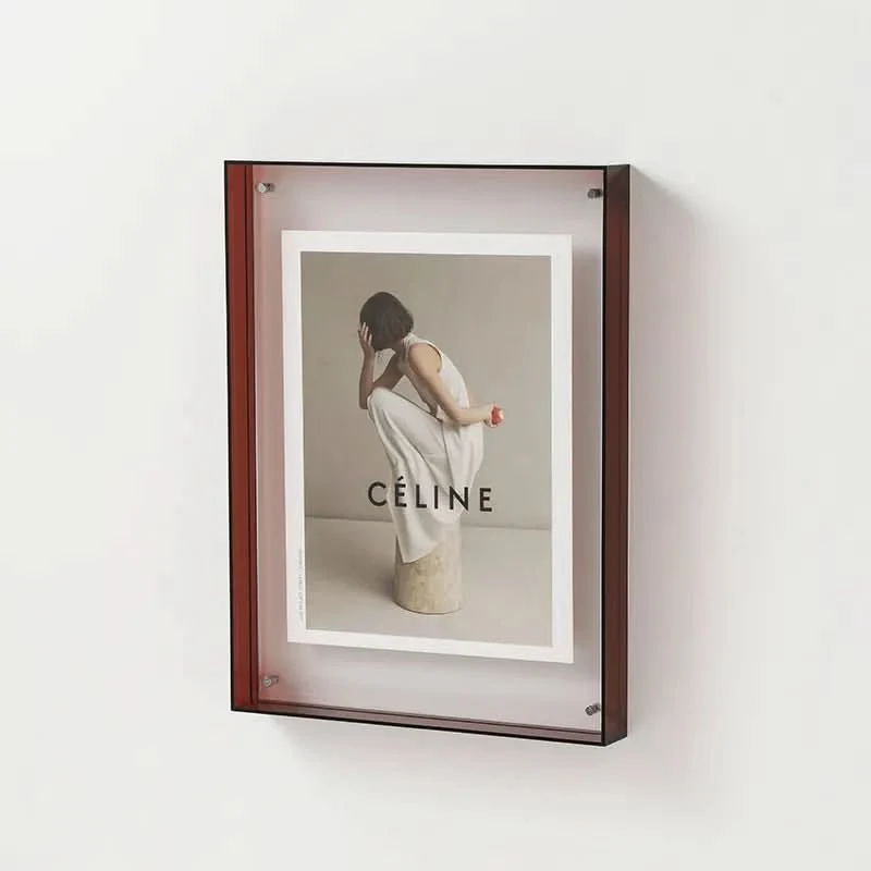 Euroselle Colorful Transparent Acrylic Photo Frame